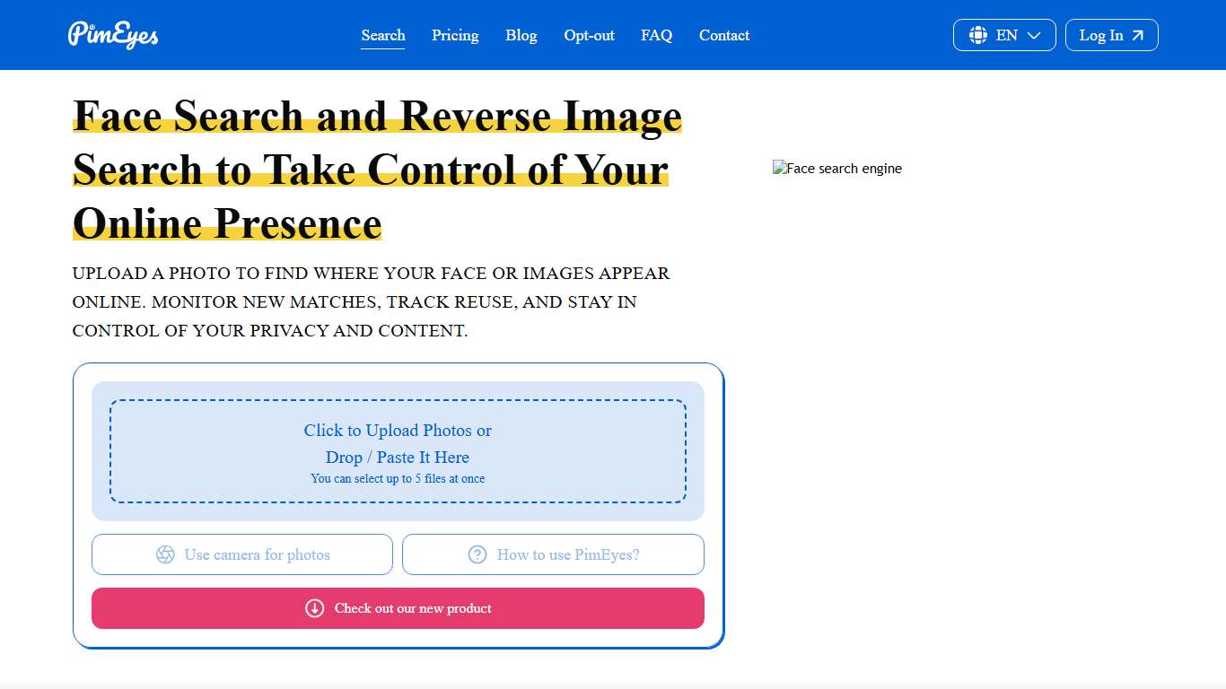 PimEyes: Face Recognition Search Engine and Reverse Image Search